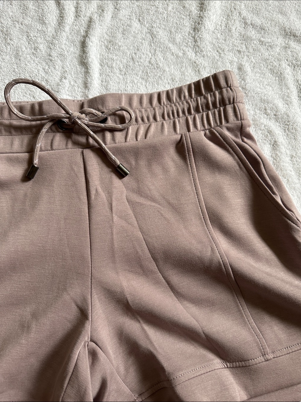 Cable & Gauge Juniors Mauve Two-Piece Zip Front Hoodie and Short Set Size S - Picture 8 of 10